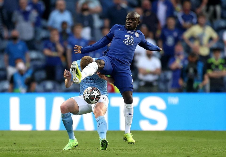 Kevin De Bruyne of Manchester City and N'Golo