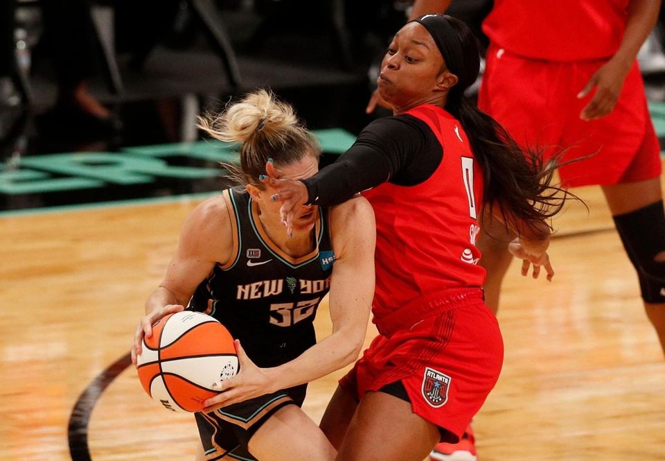 Sami Whitcomb of the New York Liberty