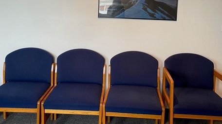 The chairs in the group room at Cathy
