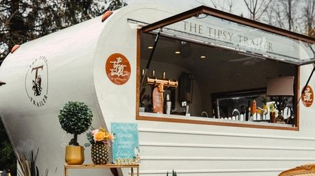 The Tipsy Trailer at a bridal shower in