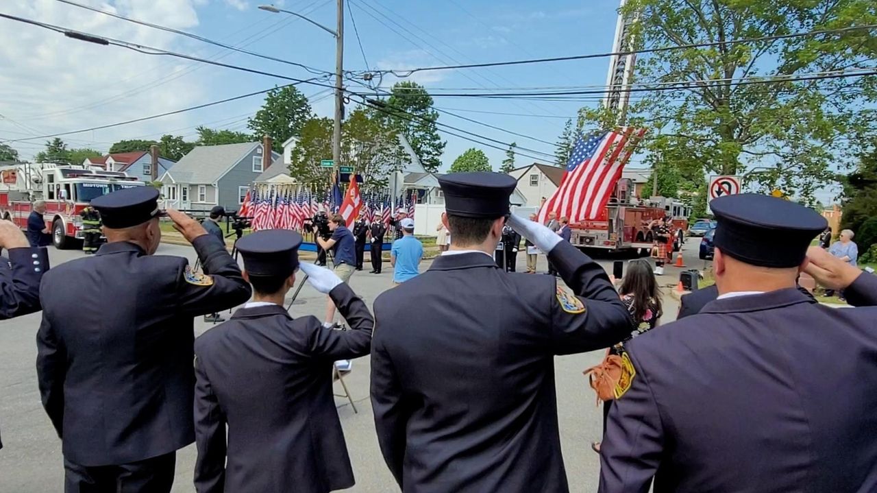 Fifth Street in East Meadow on Sunday was