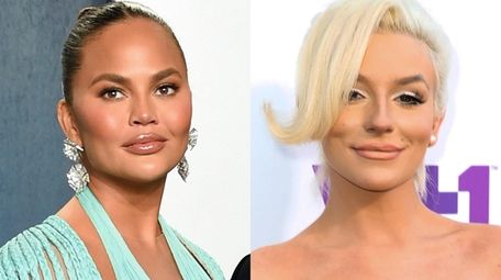 Chrissy Teigen, pictured left, has apologized for publicly
