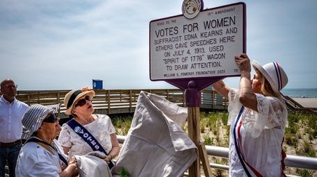 Natalie Naylor of the Nassau County Historical Society,