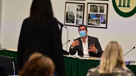 Three Village school board member Jonathan Kornreich at
