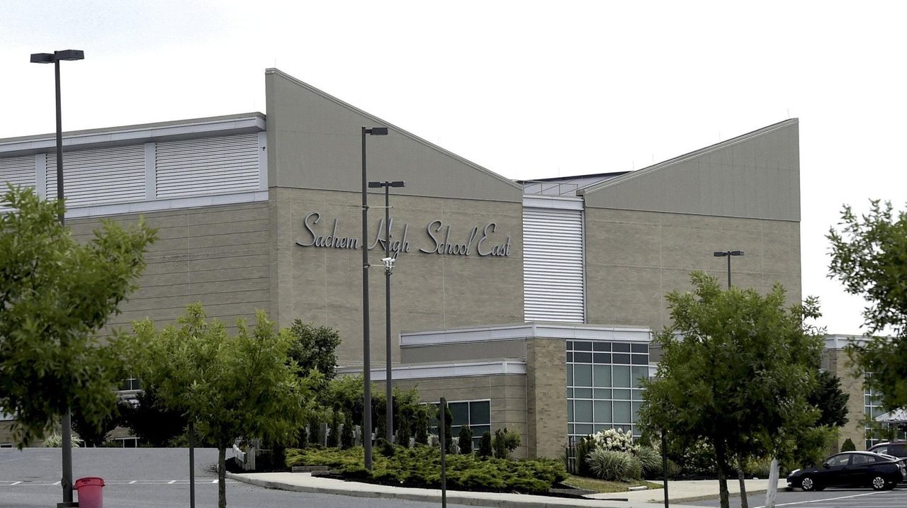 Sachem High School East in Farmingville is seen