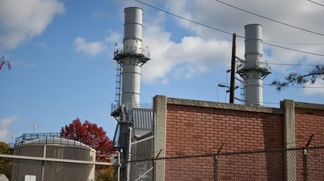 The National Grid power plant on Shore Road