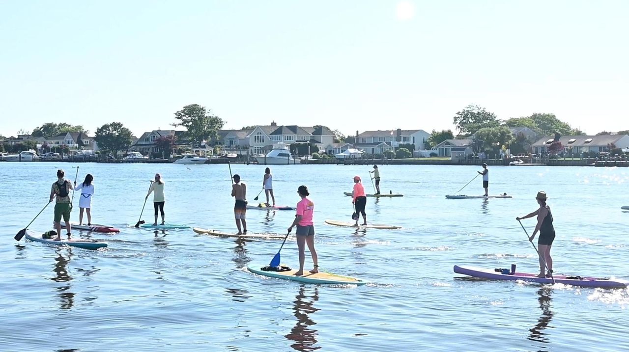 Karen Marvin, of South Shore Paddleboarding in Babylon,