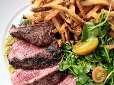 Steak frites on the menu at Fresno in