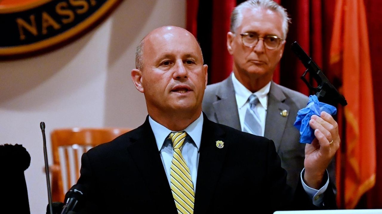 Nassau County police on Thursday announced the arrest