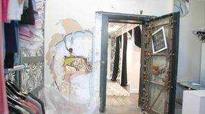 A 14-year-old girl who got locked inside a