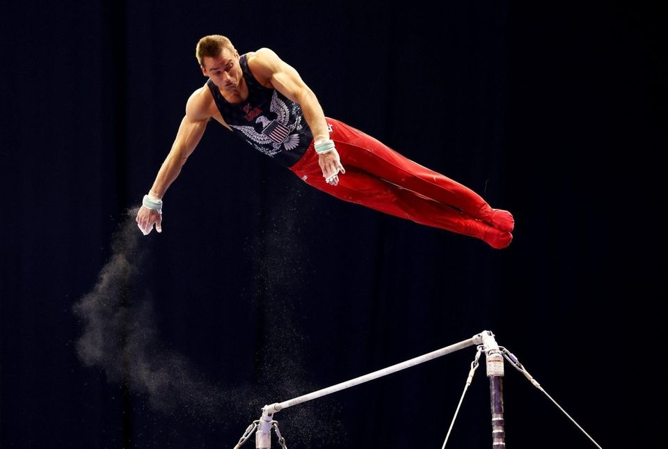 ST LOUIS, MISSOURI - JUNE 26: Sam Mikulak