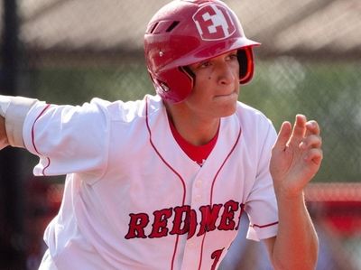 John Rizzo of East Islip makes his way