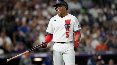 Juan Soto of the National League, of the Washington Nationals,