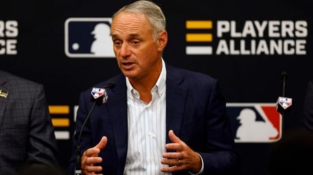 Baseball commissioner Rob Manfred said in Denver during