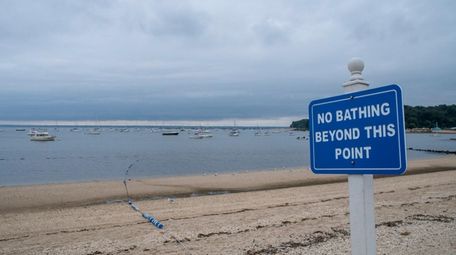 Sea Cliff Beach has been closed to swimming