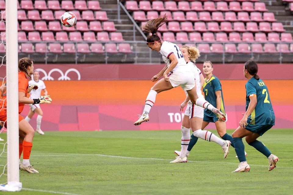 KASHIMA, JAPAN - JULY 27: Alex Morgan #13