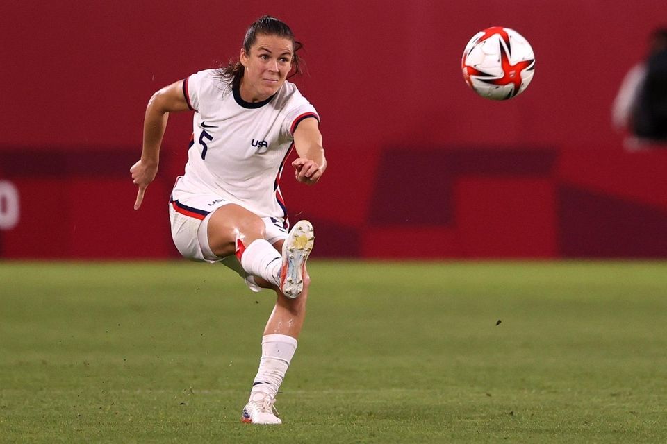 KASHIMA, JAPAN - JULY 27: Kelley O'Hara #5