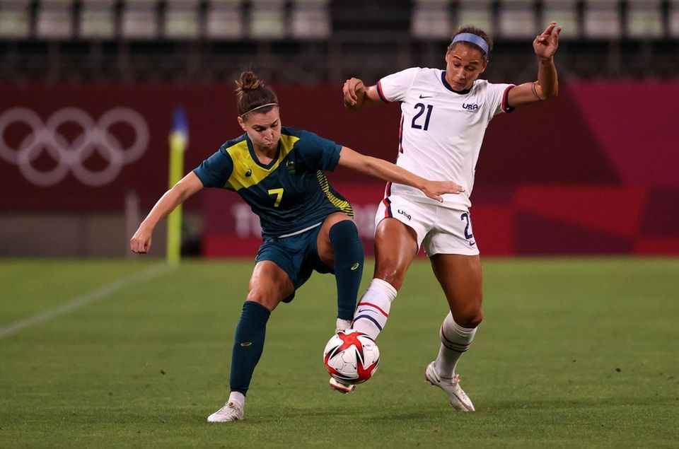 KASHIMA, JAPAN - JULY 27: Steph Catley #7