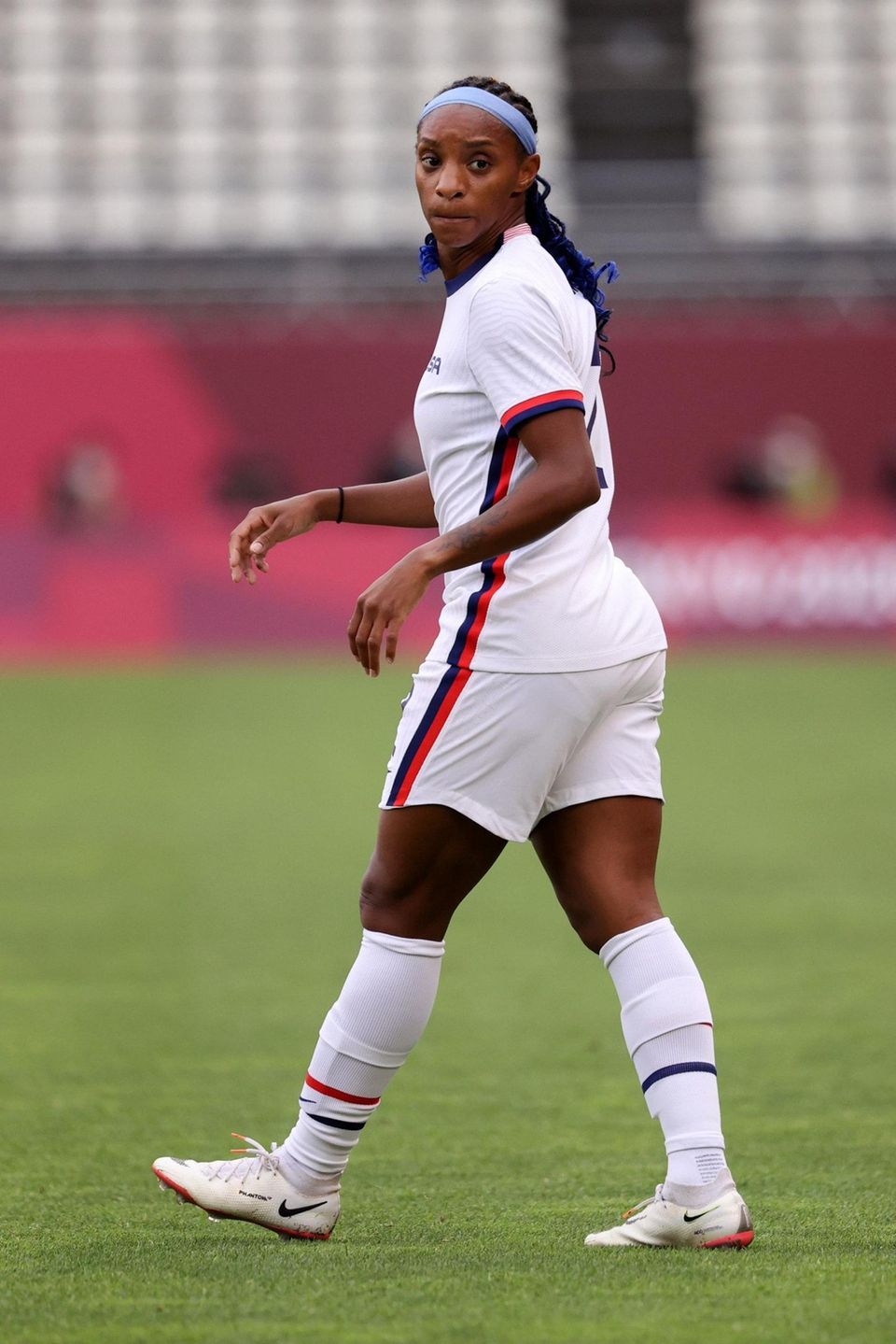 KASHIMA, JAPAN - JULY 27: Crystal Dunn #2
