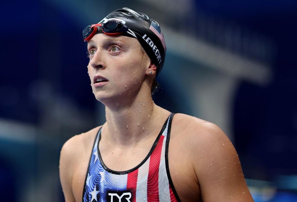 TOKYO, JAPAN - JULY 27: Katie Ledecky of
