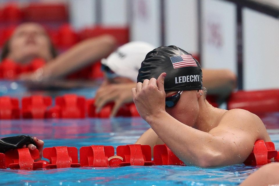 TOKYO, JAPAN - JULY 28: Katie Ledecky of
