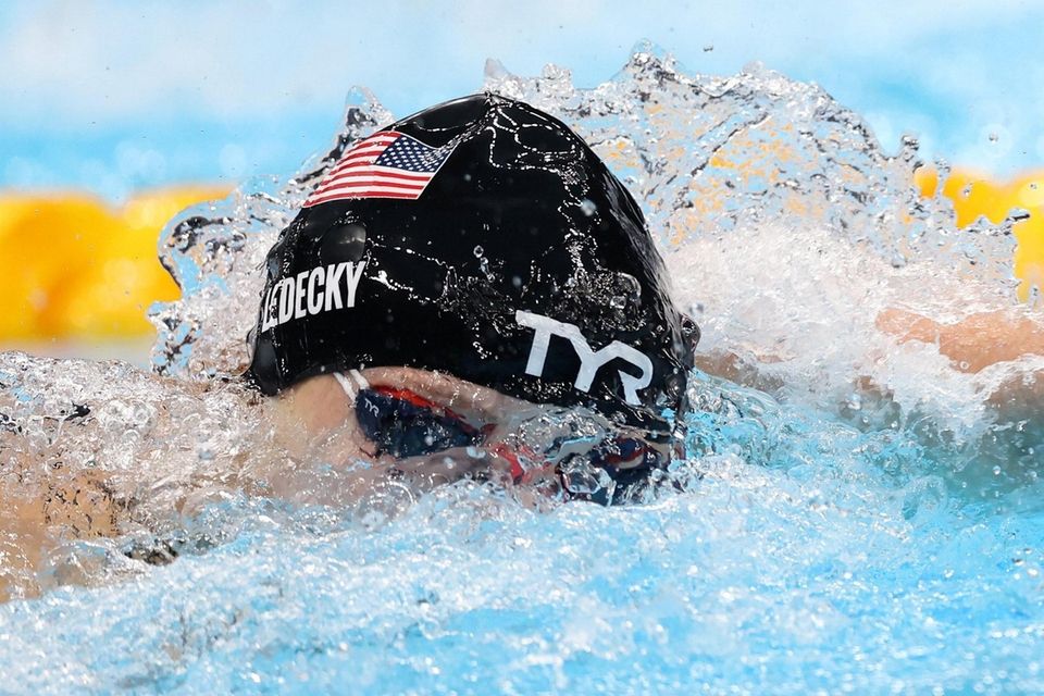 TOKYO, JAPAN - JULY 28: Katie Ledecky of