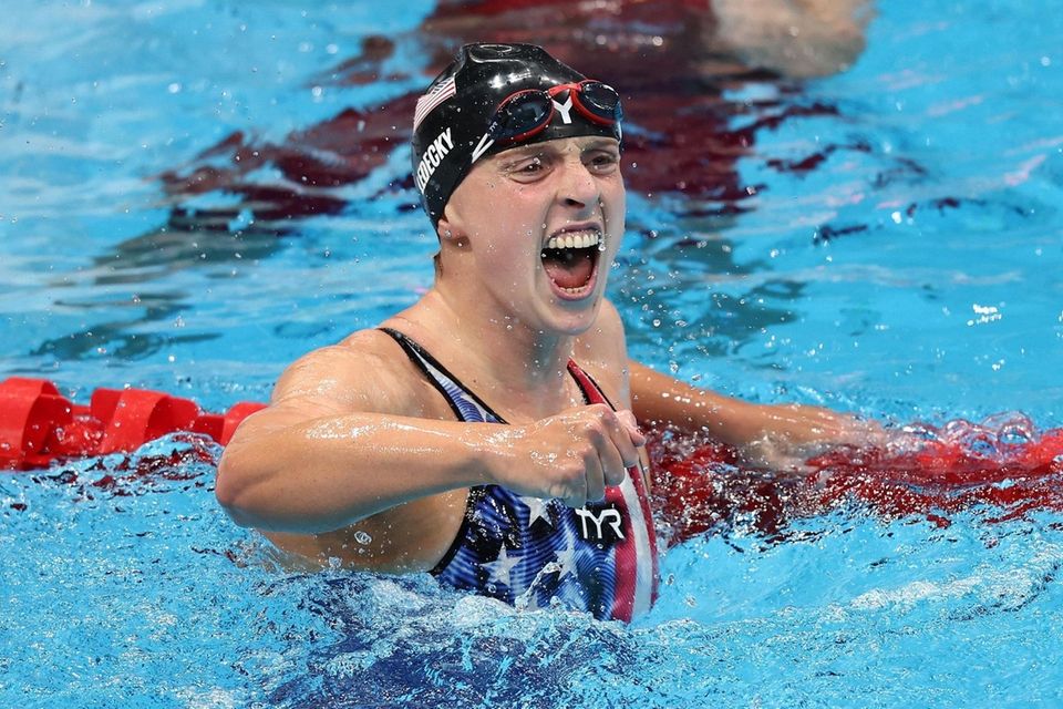 TOKYO, JAPAN - JULY 28: Katie Ledecky of