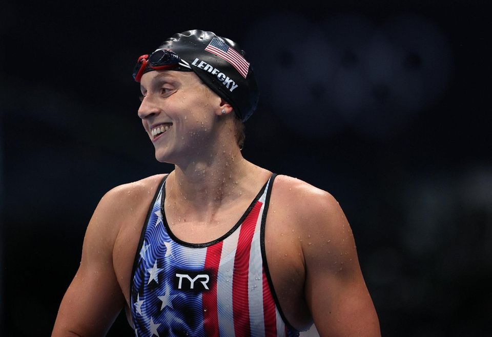TOKYO, JAPAN - JULY 28: Katie Ledecky of