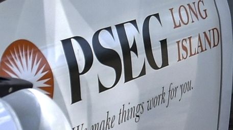 PSEG truck in Commack on July 2, 2019.