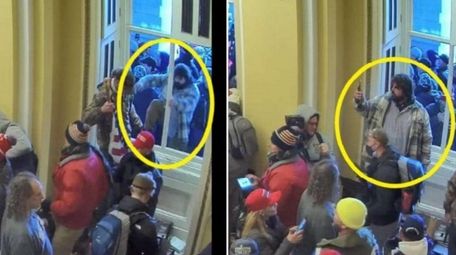Federal prosecutors say security footage images in court