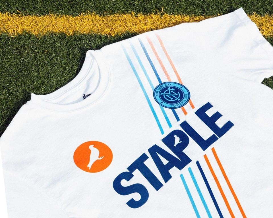 An item from NYCFC's new streetwear collaboration with