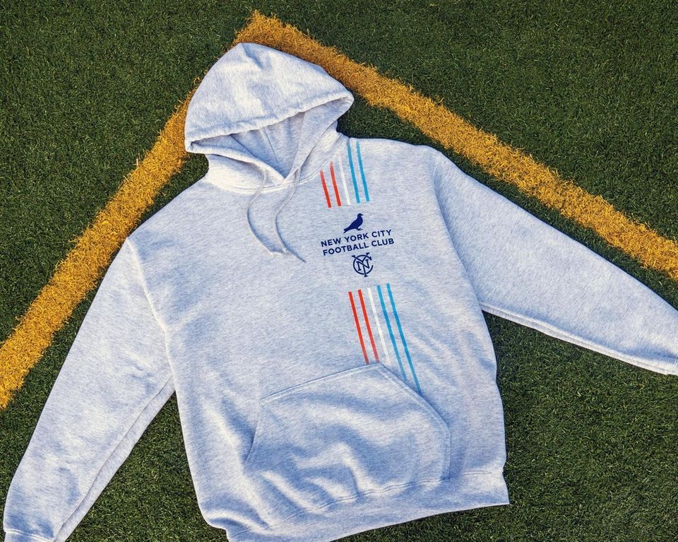 An item from NYCFC's new streetwear collaboration with
