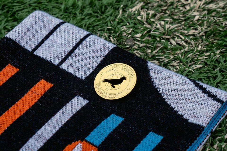 An item from NYCFC's new streetwear collaboration with