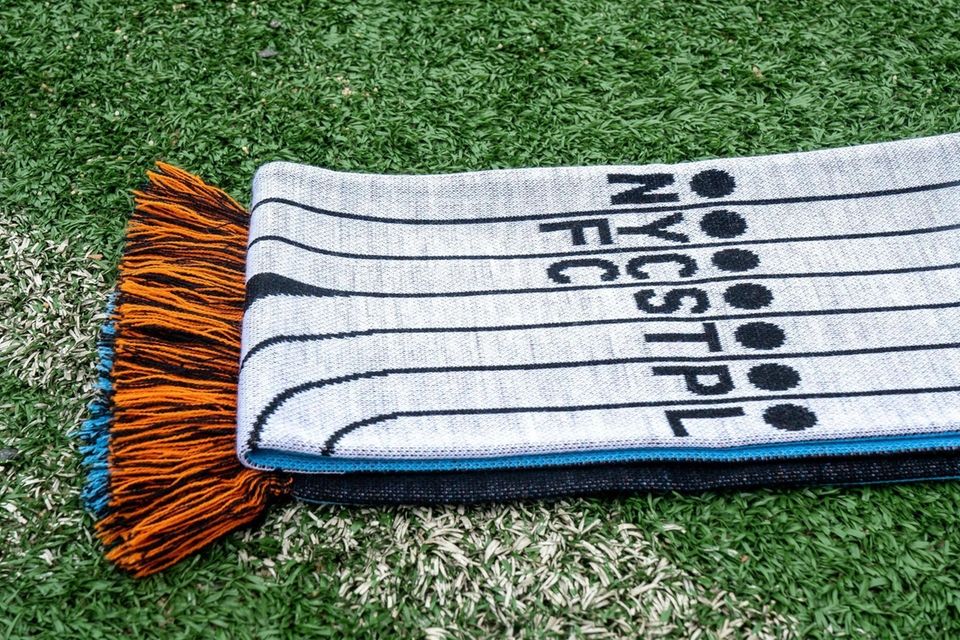 An item from NYCFC's new streetwear collaboration with
