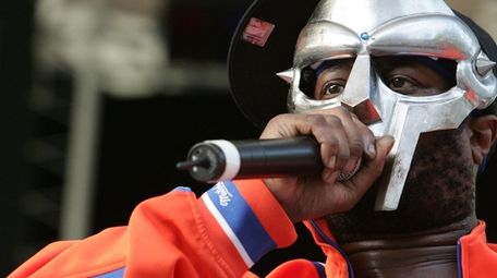 Rapper MF Doom performs at Central Park's Rumsey