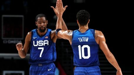 Usa Men S Basketball Reaches Olympic Medal Round Behind Kevin Durant S 29 Points Newsday