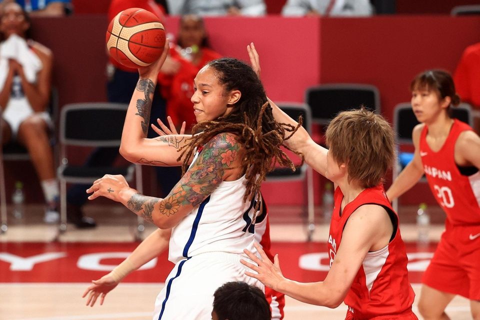 SAITAMA, JAPAN - AUGUST 08: Brittney Griner #15