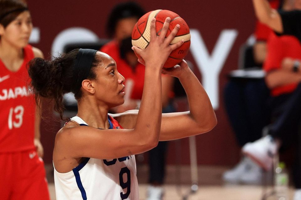 SAITAMA, JAPAN - AUGUST 08: A'Ja Wilson #9