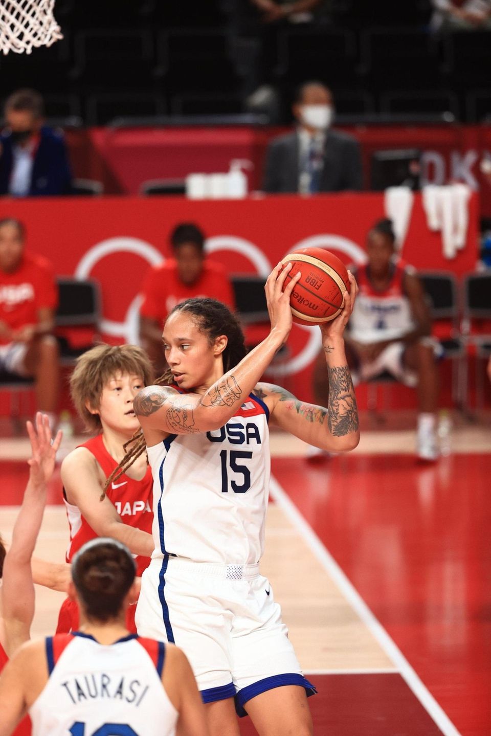 SAITAMA, JAPAN - AUGUST 08: Brittney Griner #15