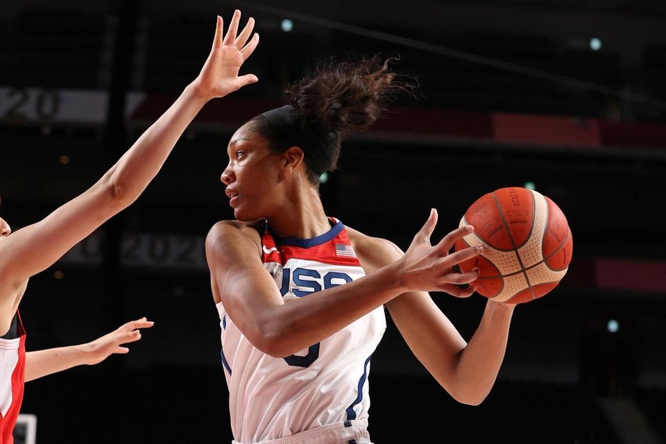SAITAMA, JAPAN - AUGUST 08: A'Ja Wilson #9