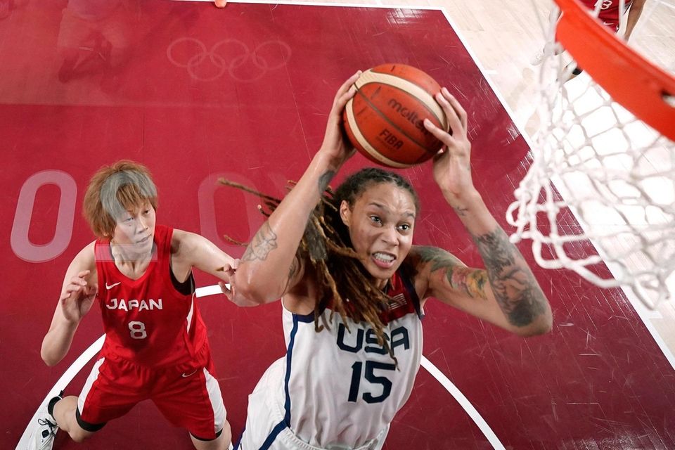 SAITAMA, JAPAN - AUGUST 08: Brittney Griner #15