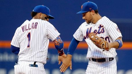 Jonathan Villar #1 of the New York Mets