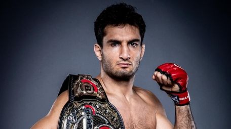 Bellator middleweight champion Gegard Mousasi at his Bellator