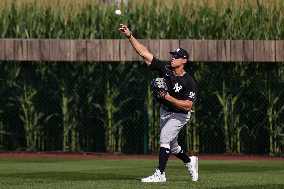 DYERSVILLE, IOWA - AUGUST 12: Aaron Judge #99