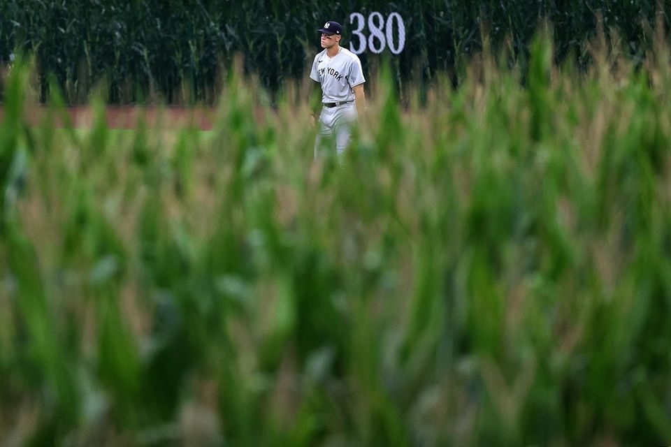 Aaron Judge of the New York Yankees anticipates