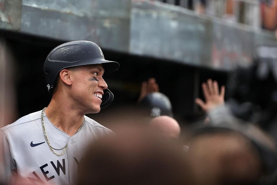 Aaron Judge #99 of the New York Yankees