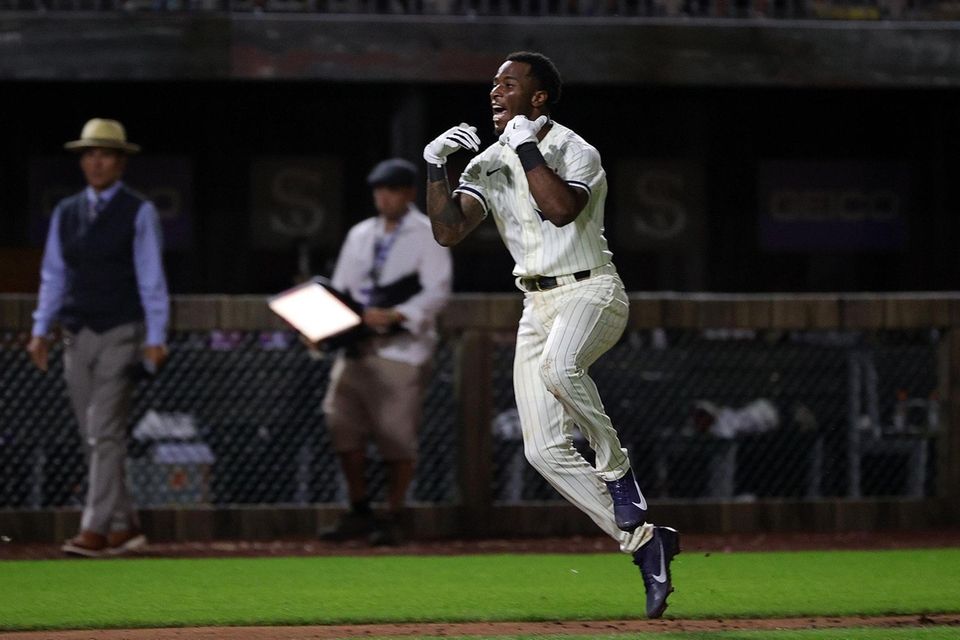 Tim Anderson #7 of the Chicago White Sox
