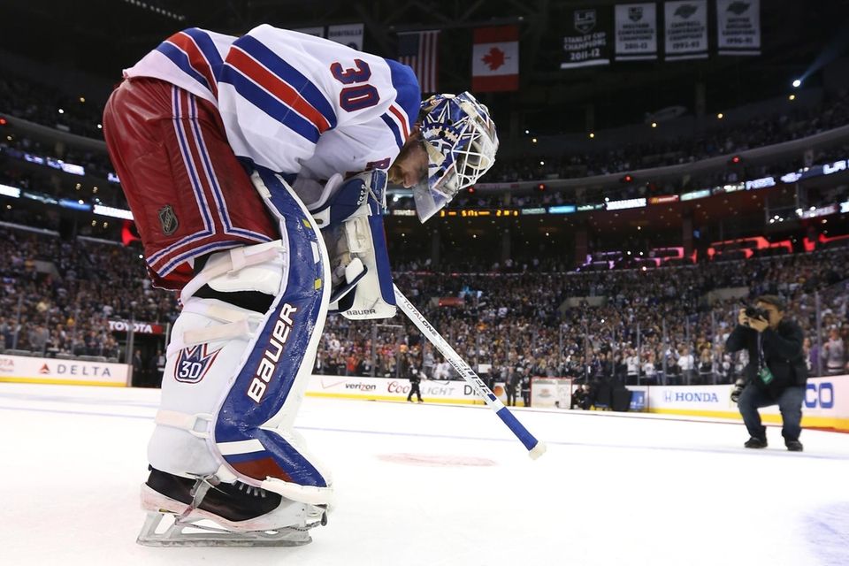 LOS ANGELES, CA - JUNE 13: Goaltender Henrik