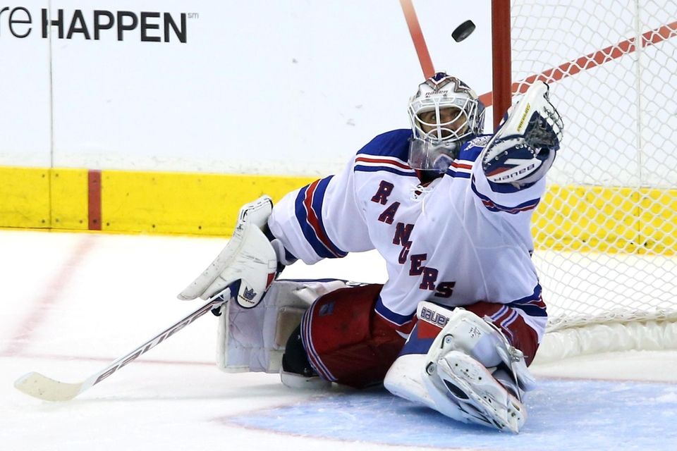 LOS ANGELES, CA - JUNE 13: Goaltender Henrik