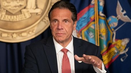 Gov. Andrew M. Cuomo is seen on Aug.